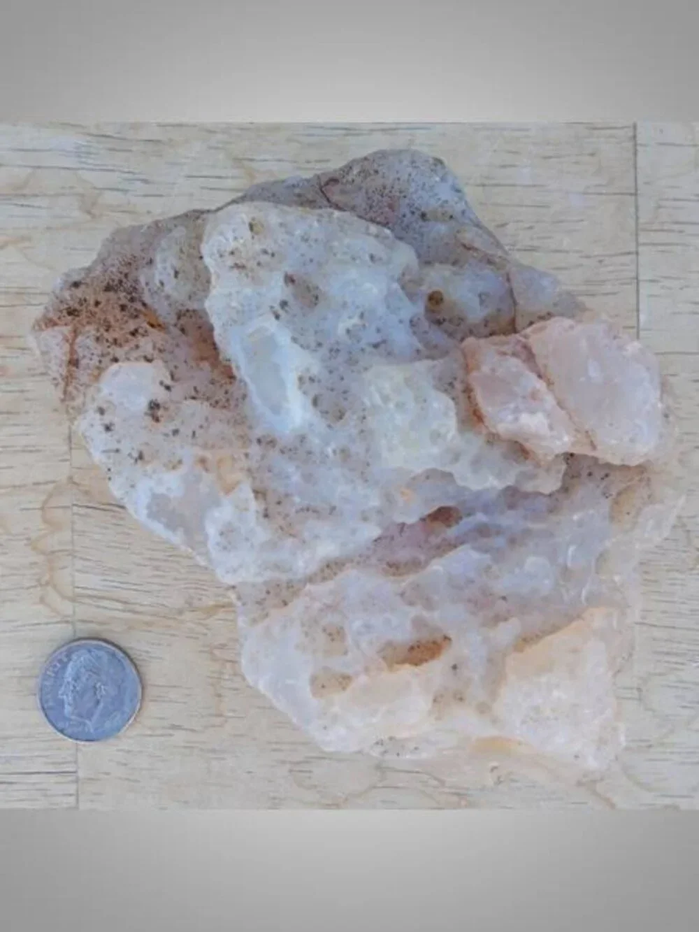 agate druzy / drusy rock crystal chunk 01 Love abundance